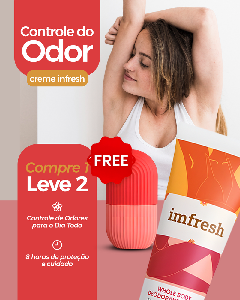 Creme Infresh: Controle de Odor e Pele Hidratada por até 8 Horas