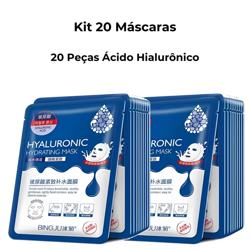 Máscara Facial Coreana - Hidratação, Firmeza e Clareamento