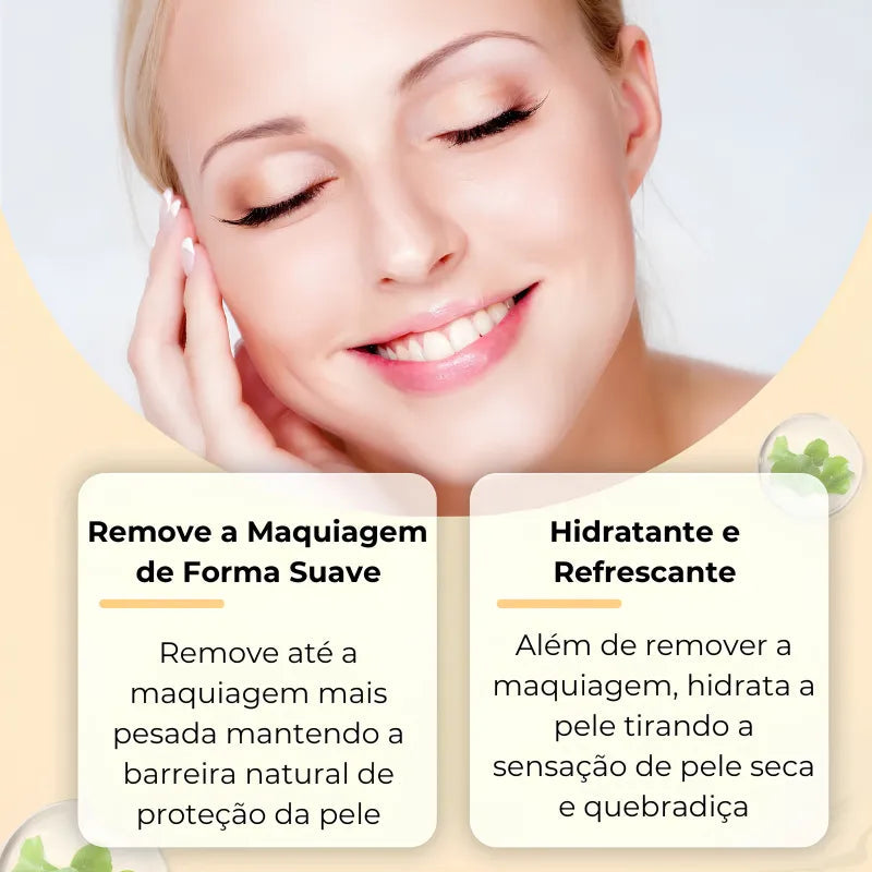 Demaquilante Centella Asiática – Limpeza Suave e Hidratação