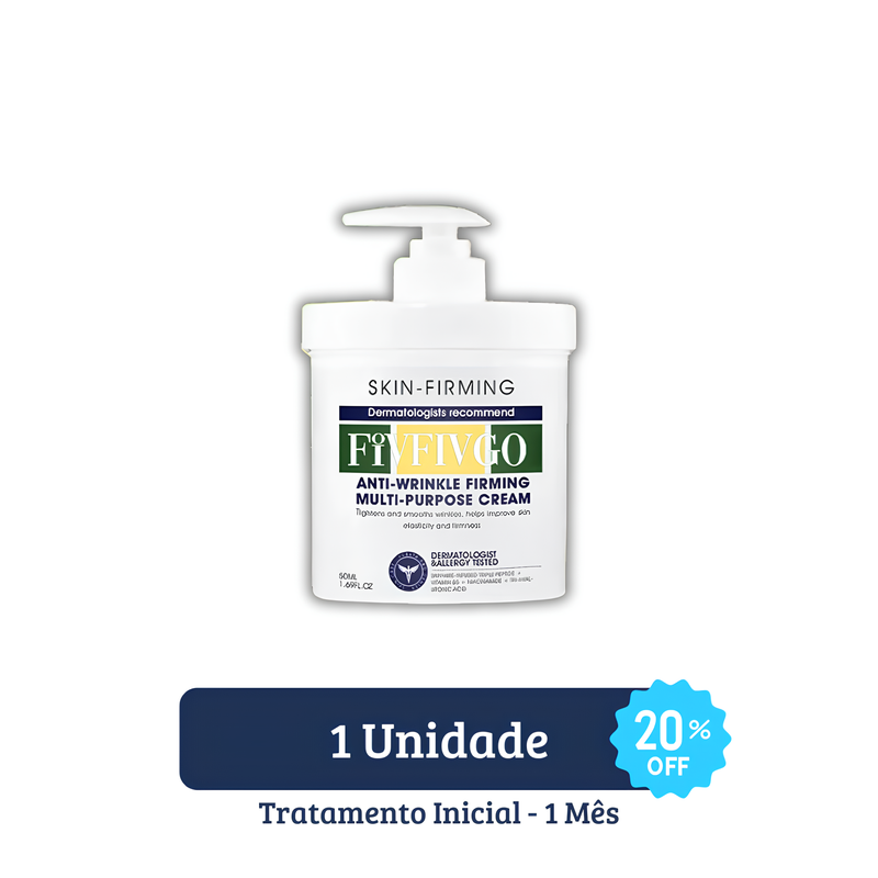 Fivfivgo™ Creme Firmador e Redutor de Rugas - Tenha uma pele Linda Novamente + BRINDE EXCLUSIVO